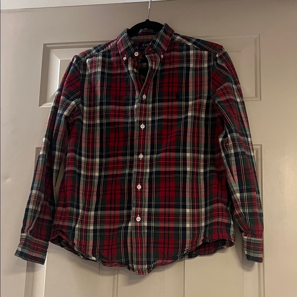 Polo by Ralph Lauren Kids Classic Red and Blue Check Shirt